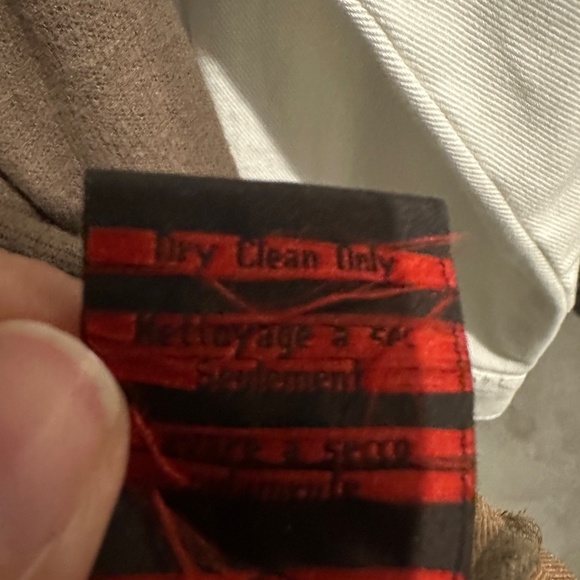 A Common Thread Taupe Belted Coat – Asymmetrical Button Front - Picture 13 of 14